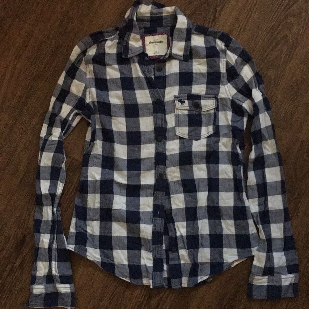Abercrombie plaid button down
